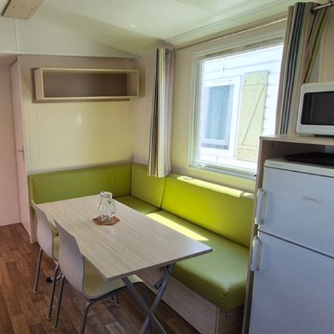 BUNGALOW 4 personnes - Mobil Home Aqua 2 ch 4 pers Terrasse Semi-Couverte TV