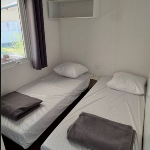 BUNGALOW 6 personnes - Mobil Home Aqua 3 ch 6 pers Terrasse Semi-Couverte TV