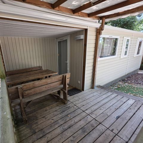 BUNGALOW 6 personnes - Comfort | 3 Ch. | 6 Pers. | Terrasse Simple | 1 SDB | Clim