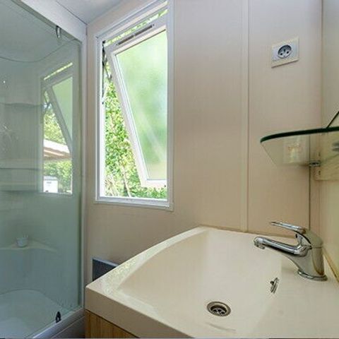 BUNGALOW 6 personnes - Mobil-home | Classic XL | 3 Ch. | 6 Pers. | Terrasse surélevée non couverte | Clim.
