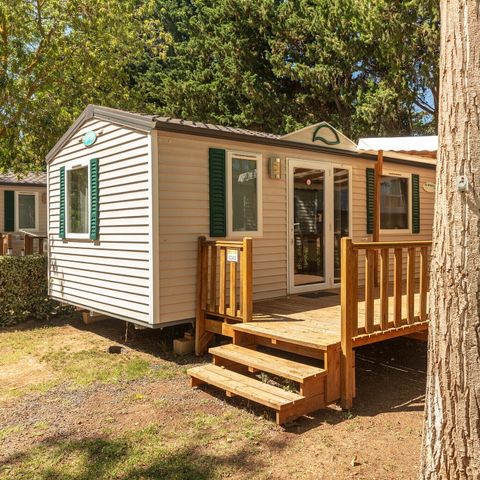 BUNGALOW 6 personnes - Mobil-home | Classic XL | 3 Ch. | 6 Pers. | Terrasse surélevée non couverte | Clim.