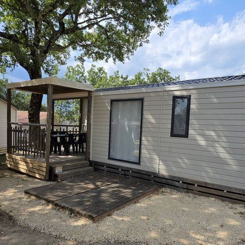 BUNGALOW 6 personnes - Mobil-home | Comfort | 2 Ch. | 4/6 Pers. | Terrasse simple | Clim.