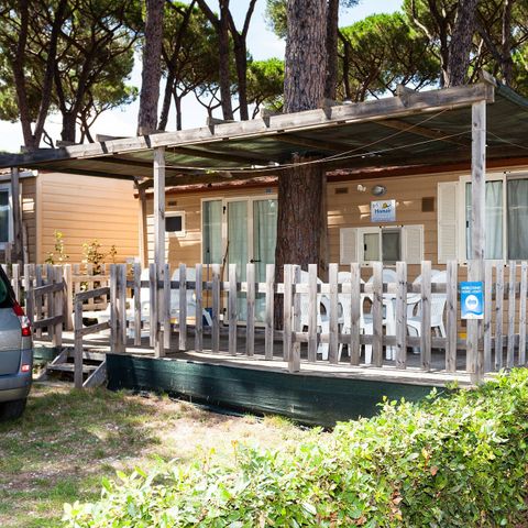 BUNGALOW 6 personnes - Classic | 3 Ch. | 6 Pers. | Terrasse surélevée | Clim.
