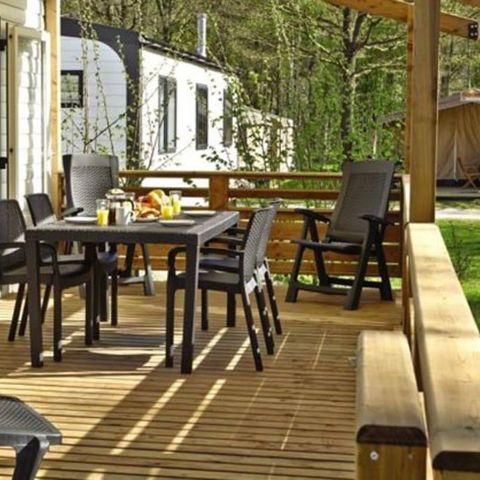 BUNGALOW 4 personnes - Premium | 2 Ch. | 4 Pers. | Terrasse surélevée | Clim.