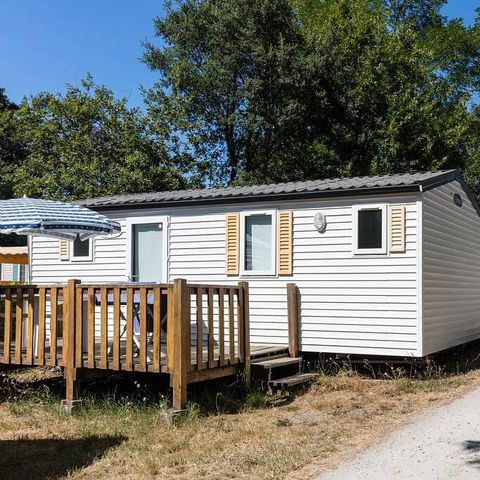 BUNGALOW 6 personnes - Classique | 3 Ch. | 6 Pers. | Terrasse surélevée | 1 SDB | Clim. | TV
