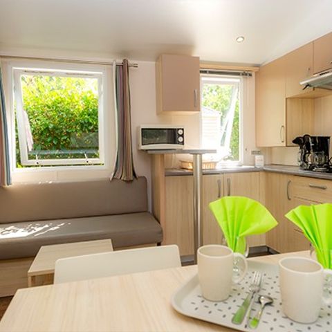 BUNGALOW 6 personnes - Classic XL | 3 Ch. | 6 Pers. | Terrasse surélevée | Clim. | TV