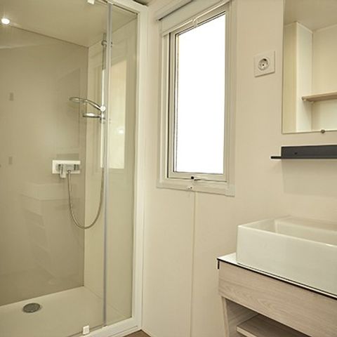Mobilhome 6 personnes - Comfort | 3 Ch. | 6 Pers. | Terrasse surélevée | Clim. | TV