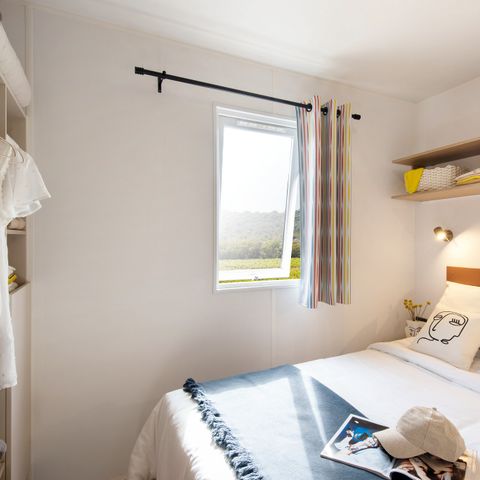 BUNGALOW 6 personnes - Comfort XL | 2 Ch. | 4/6 Pers. | Terrasse surélevée | Clim. | TV