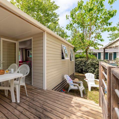 BUNGALOW 6 personnes - Comfort XL | 2 Ch. | 4/6 Pers. | Terrasse simple | Clim.