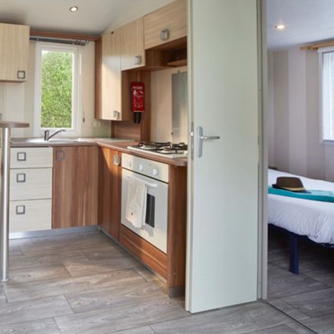 BUNGALOW 8 personnes - Mobil-home | Classic | 3 Ch. | 6/8 Pers. | Terrasse surélevée non couverte