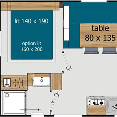 BUNGALOW 6 personnes - Ciela Confort - 3 chambres