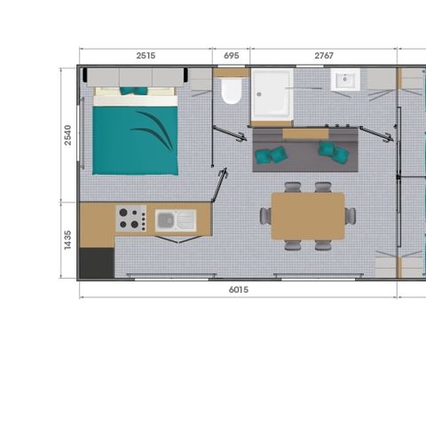 BUNGALOW 6 personnes - Loft Premium 33m² - Clim TV