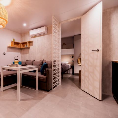 BUNGALOW 4 personnes - Privilège P2 2 chambres 2 SDB JACUZZI GARDEN