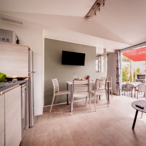 BUNGALOW 6 personnes - Privilège P3 3 chambres 2 SDB JACUZZI GARDEN