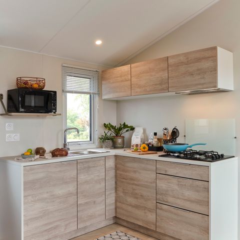 BUNGALOW 6 personnes - Mobil-home | Premium | 3 Ch. | 6 Pers. | Terrasse Lounge | Clim. | TV
