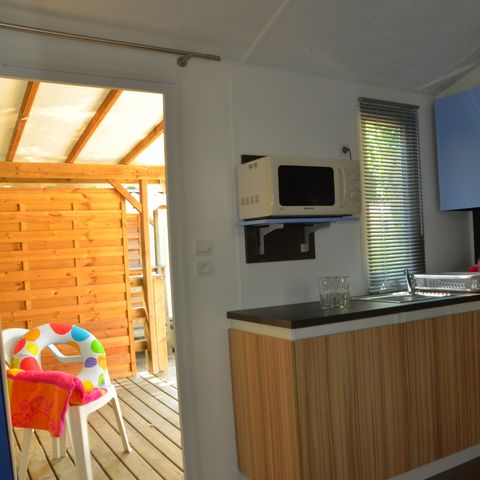 BUNGALOW 6 personnes - Mobil Home 2 ch 4/6 pers Terrasse semi-couverte sans Clim
