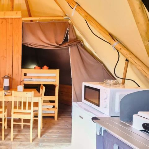 TENTE 4 personnes - Tipi 3 Pièces 4 Personnes (2 Adultes + 2 Enfants) Sans Sanitaire