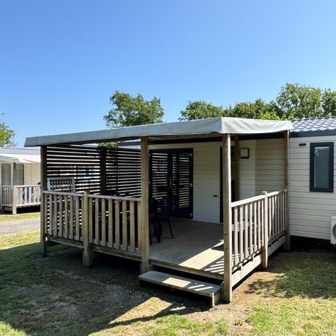 Mobilhome 4 personnes - Authentique 3 Pièces 4 Personnes Climatisé + TV