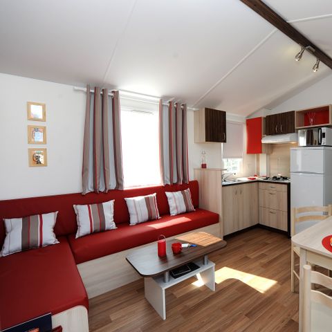 Mobilhome 8 personnes - FEERIQUE - TV - PLANCHA