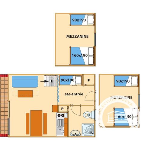 APPARTEMENT 7 personnes - Résidence Duplex 3 Pièces 6/7 Personnes + TV
