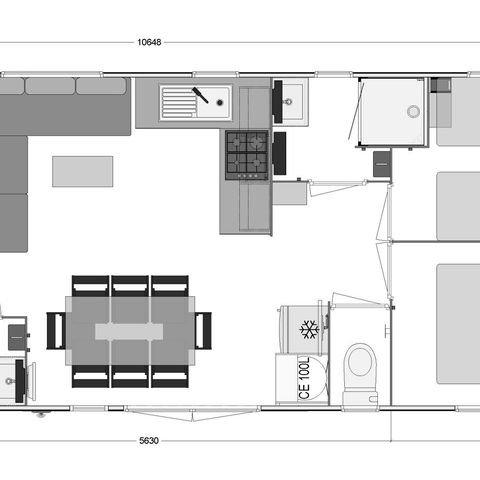 Mobilhome 8 personnes - Gamme Quattro Premium Jacuzzi