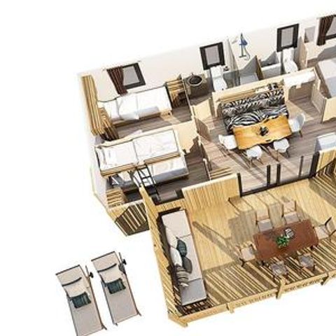 Mobilhome 6 personnes - Big Leaf
