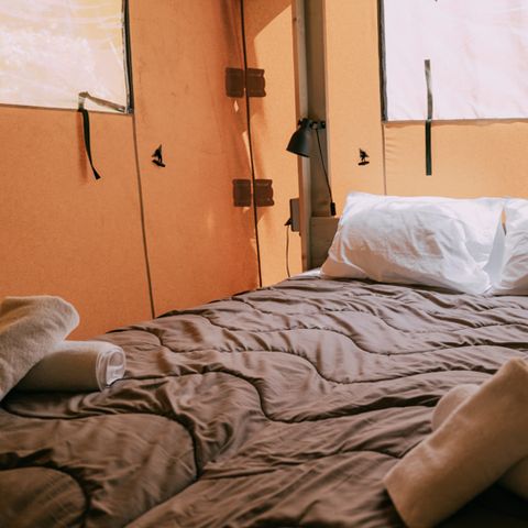 TENTE TOILE ET BOIS 5 personnes - Glamping Safari