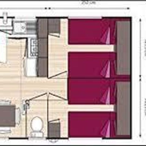 BUNGALOW 8 personnes - O'hara 834