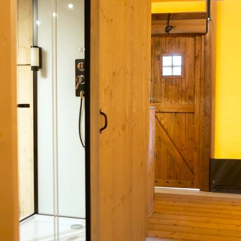Tente en toile et en bois 4 personnes - Glamping Mar 4 pers
