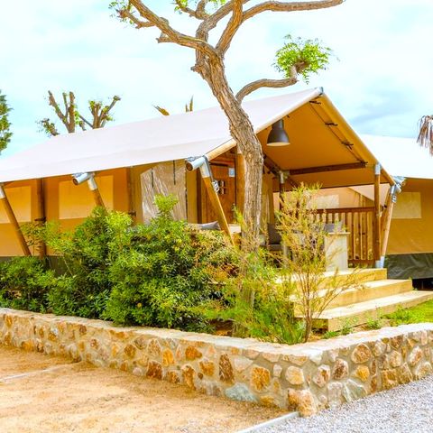 TENTE TOILE ET BOIS 2 personnes - Glamping Mar 2 pers