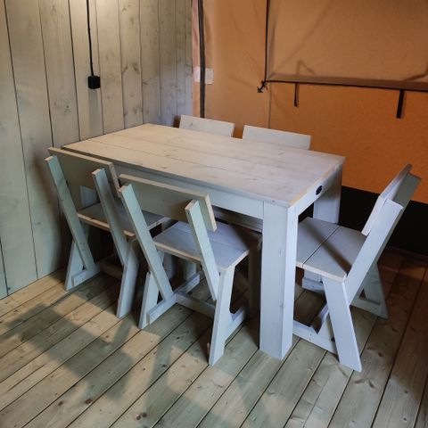 TENTE TOILE ET BOIS 1 personne - Safari lodge sans sanitaires prix pour 1 personne