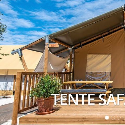 TENTE TOILE ET BOIS 1 personne - Safari lodge sans sanitaires prix pour 1 personne