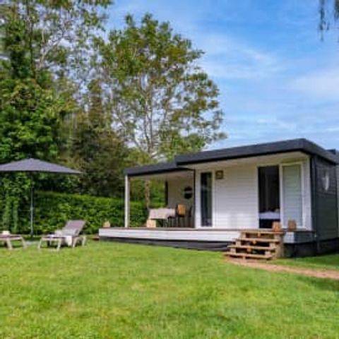 Mobilhome 4 personnes - Chalet Newton 4p 2ch 2SdB Clim Premium