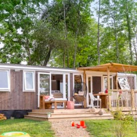 Mobilhome 6 personnes - Cottage Cheverny 6p 3ch 2SdB Premium