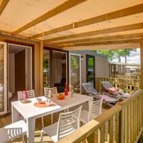 Mobilhome 4 personnes - Cottage 4p 2ch 2sdB Clim ****