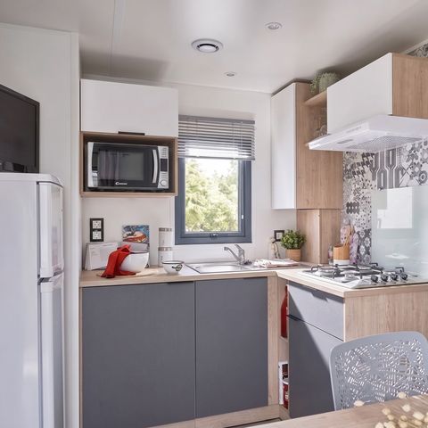 BUNGALOW 6 personnes - CONFORT - 3 chambres - TV - CLIM - LV