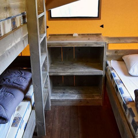 TENTE TOILE ET BOIS 5 personnes - Tente Glamping 2 -
