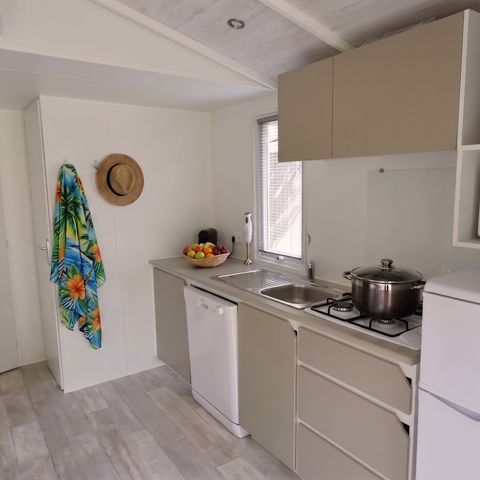 BUNGALOW 6 personnes - LOGGIA BAY vue rivière - 2 chambres - TV - CLIM - LV