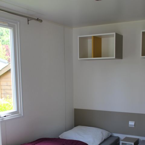 Mobilhome 4 personnes - Confort 27m² dont terrasse 2 chambres + TV