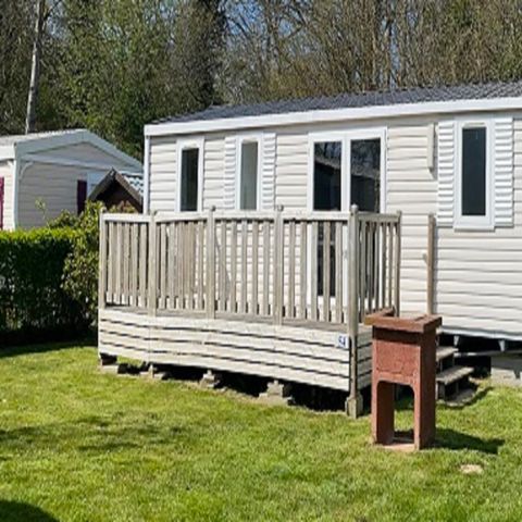 Mobilhome 6 personnes - Confort 33 m² dont terrasse 3 chambres + TV