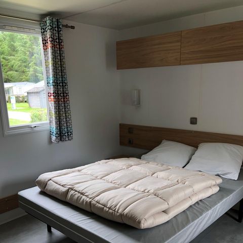 Mobilhome 4 personnes - Confort 27m² PMR 2 chambres dont terrasse + TV