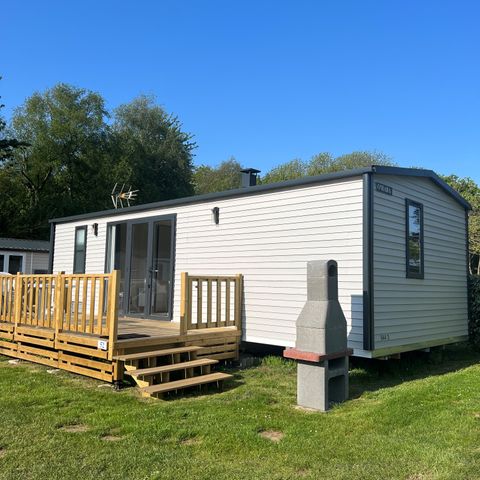 Mobilhome 6 personnes - 35m² Premium (3ch-6pers) + Terrasse + TV + LV