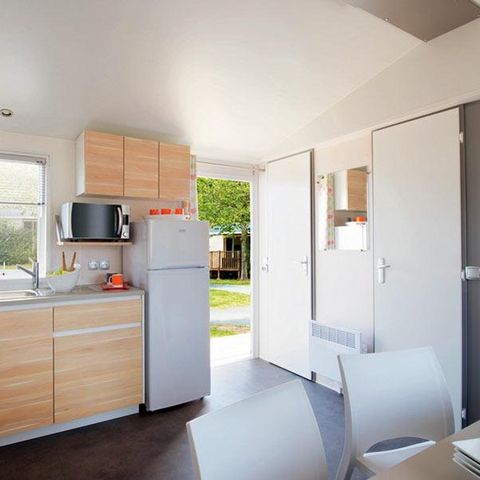 BUNGALOW 6 personnes - ESPACE PREMIUM- 32m2 clim et TV - vue bassin