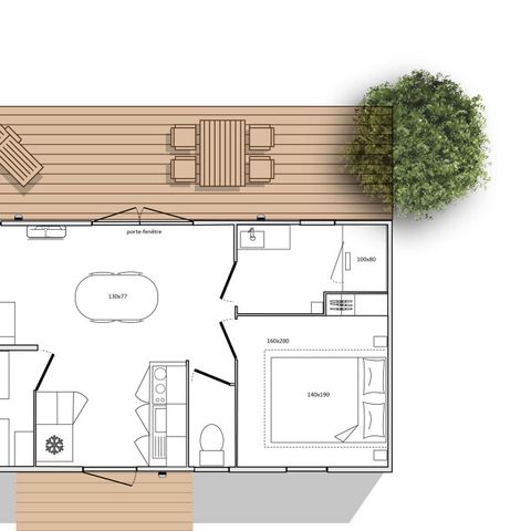 BUNGALOW 5 personnes - Ciela Privilège - 2 chambres
