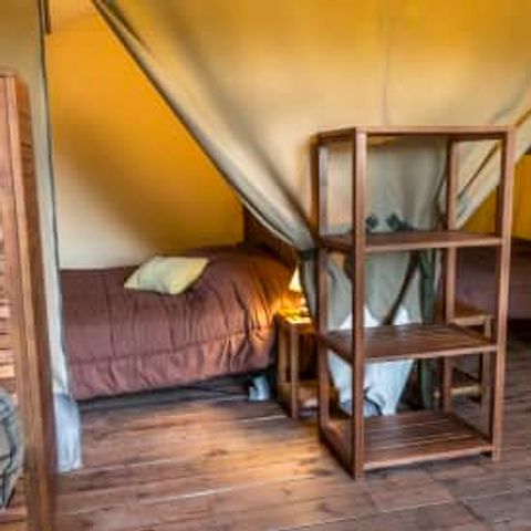 TENTE TOILE ET BOIS 5 personnes - Safari Lodge (4.5 personnes)