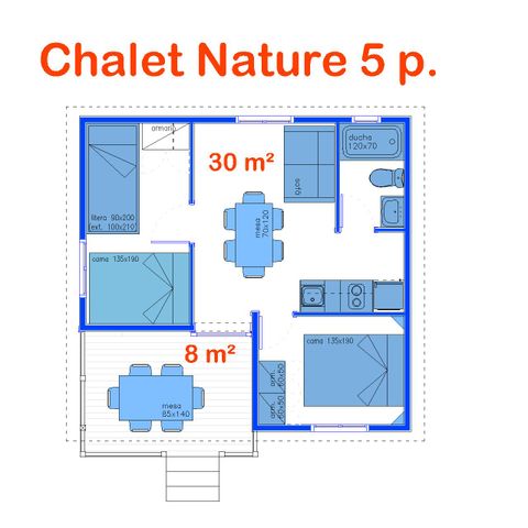 CHALET 6 personnes - Nature