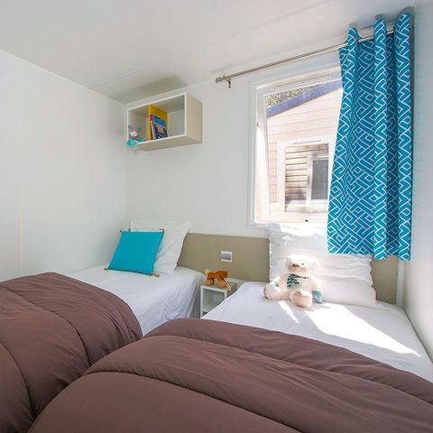 BUNGALOW 6 personnes - Comfort XL | 3 Ch. | 6 Pers. | Terrasse surélevée | Clim.