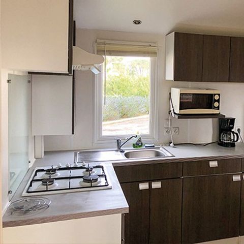 BUNGALOW 6 personnes - Comfort XL | 3 Ch. | 6 Pers. | Terrasse surélevée | Clim.