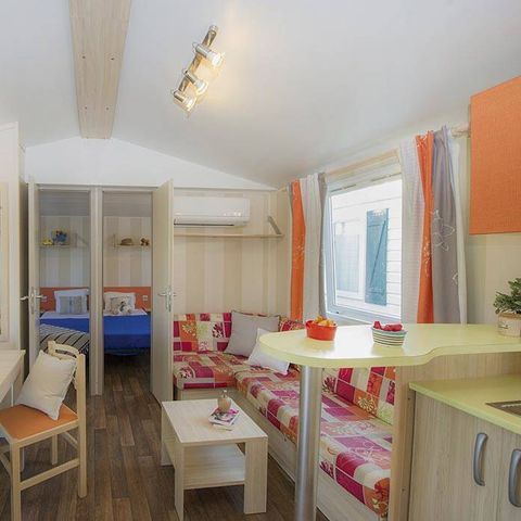 BUNGALOW 6 personnes - Classic | 3 Ch. | 6 Pers. | Terrasse surélevée | Clim.