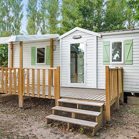 BUNGALOW 6 personnes - Classic XL | 2 Ch. | 4/6 Pers. | Terrasse surélevée | Clim.